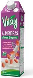 Vilay Leche De Almendras Tostadas Sabor Original (Sin Gluten Ni Lactosa)