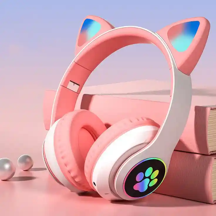 Audifonos Inalambrico Para Niñas De Gatito