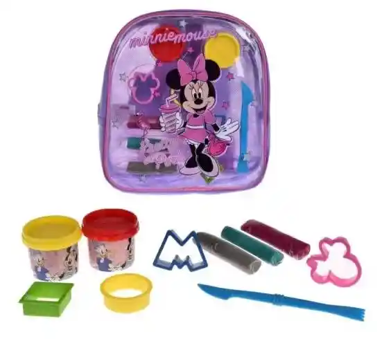 Disney Junior Minnie Set De Masas C/accesorios En Mochila