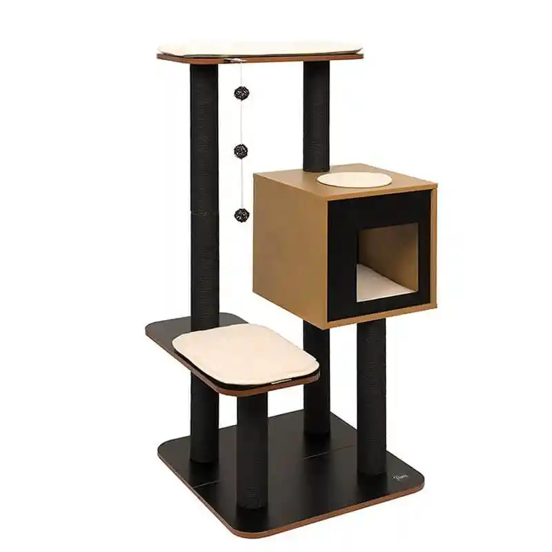 Vesper Cat Furniture High Base Negro