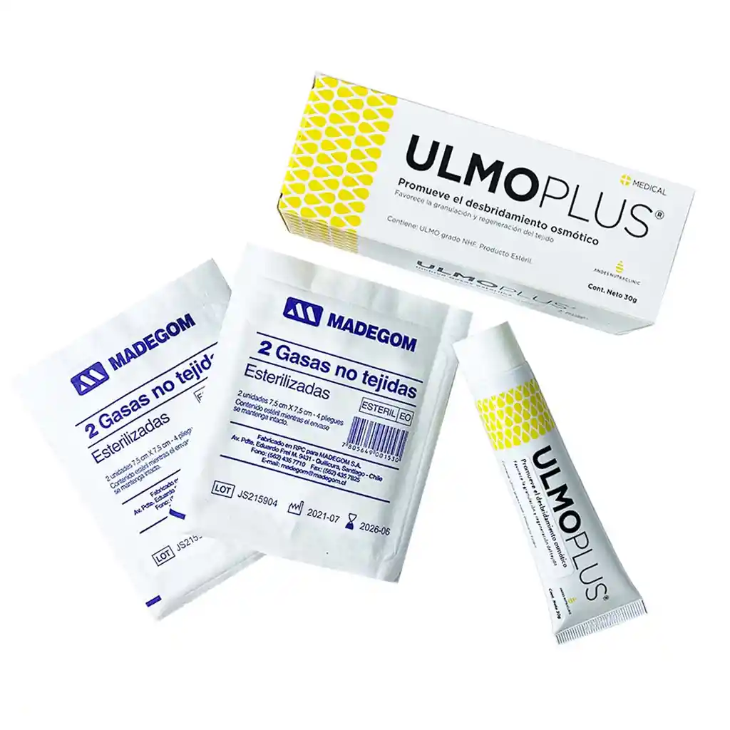 Ulmo Plus Crema Para Cicatrices Y Heridas - Pomo De 30 Grs.