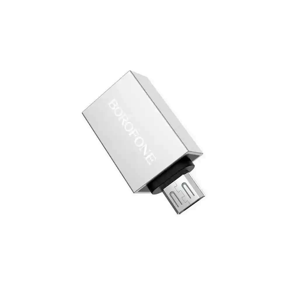 Adaptador Otg Usb- Hembra A Micro Usb Macho Borofone