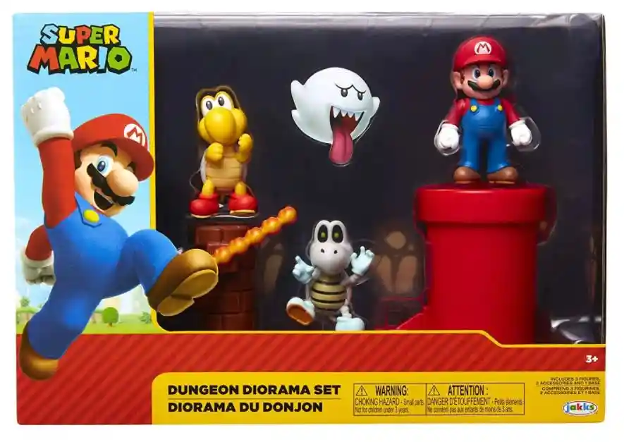 Nintendo Super Mario Set Diorama Mazmorra