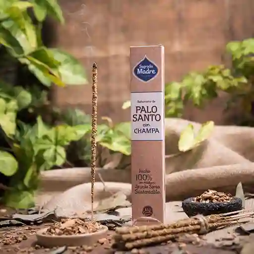 Varillas Sahumerio Palo Santo Con Champa - Sagrada Madre