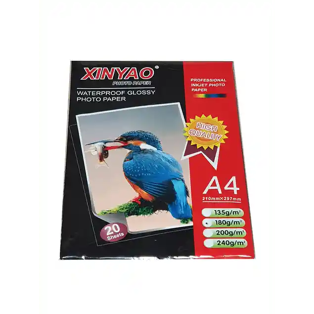 Papel Fotográfico 180g 20 Hojas