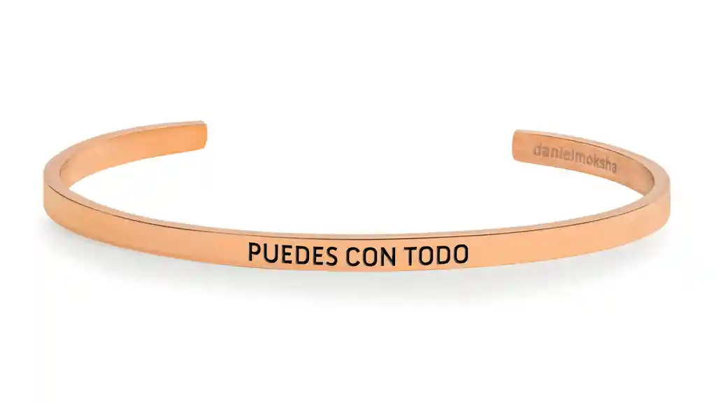 Pulsera Puedes Con Todo - Oro Rosa