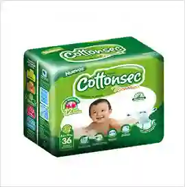 Cottonsec Premium Pañal Infantil Talla G