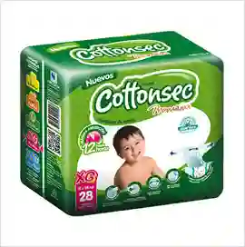 Cottonsec Premium Pañal Infantil Talla Xg