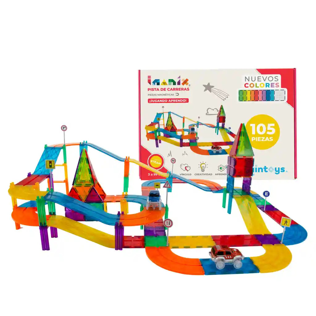 Imanix Set De Pista 105 Piezas Magnéticas