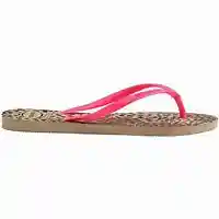 Havaianas Slim Animals Pink (areia/rosa) 35-36