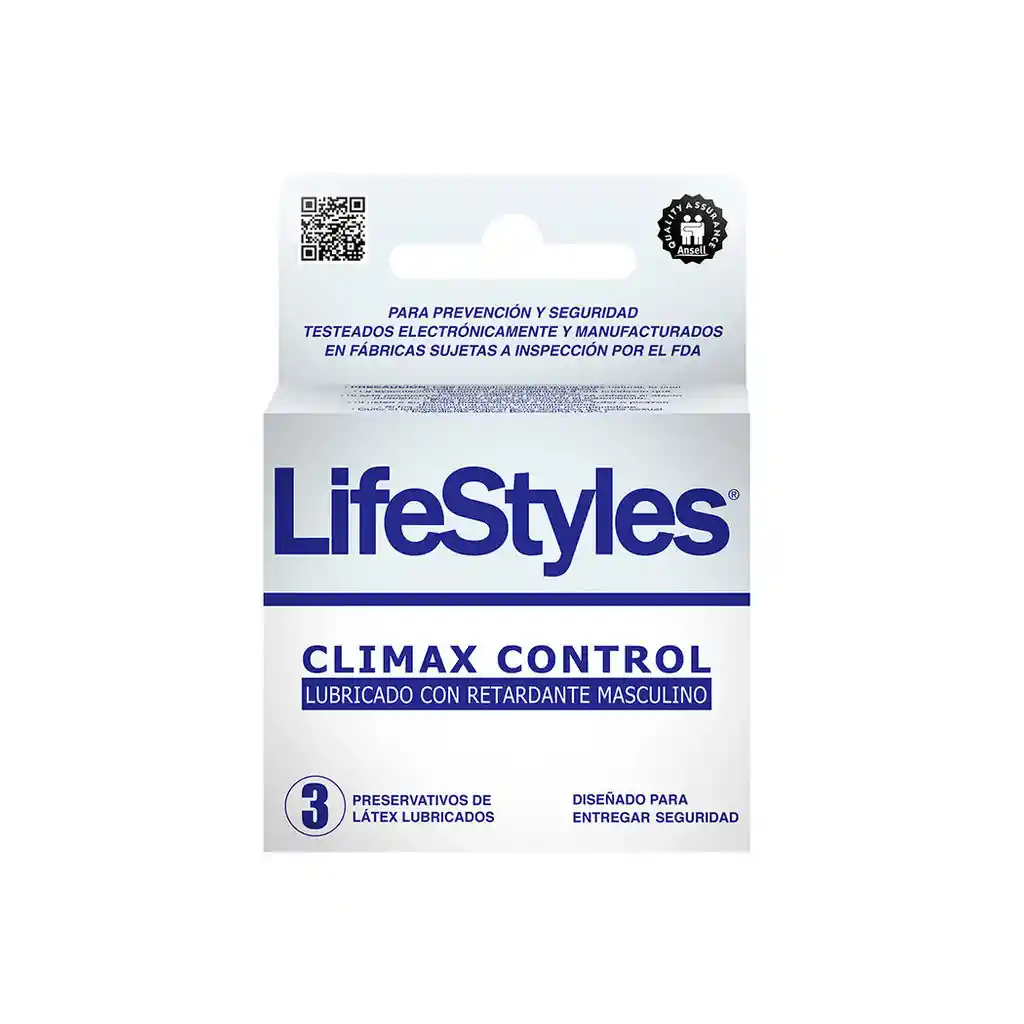 Preservativos Con Retardante Climax Control Lifestyles