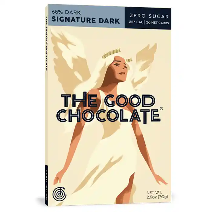 Nature The Good Chocolate Chocolate Keto Sig Dark 65% (Orgánico. Sin Azúcar. Vegano) 70G