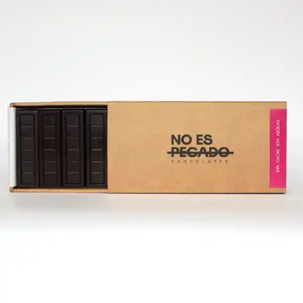 Barritas De Chocolate Amargo, 85% Cacao, Sin Azúcar
