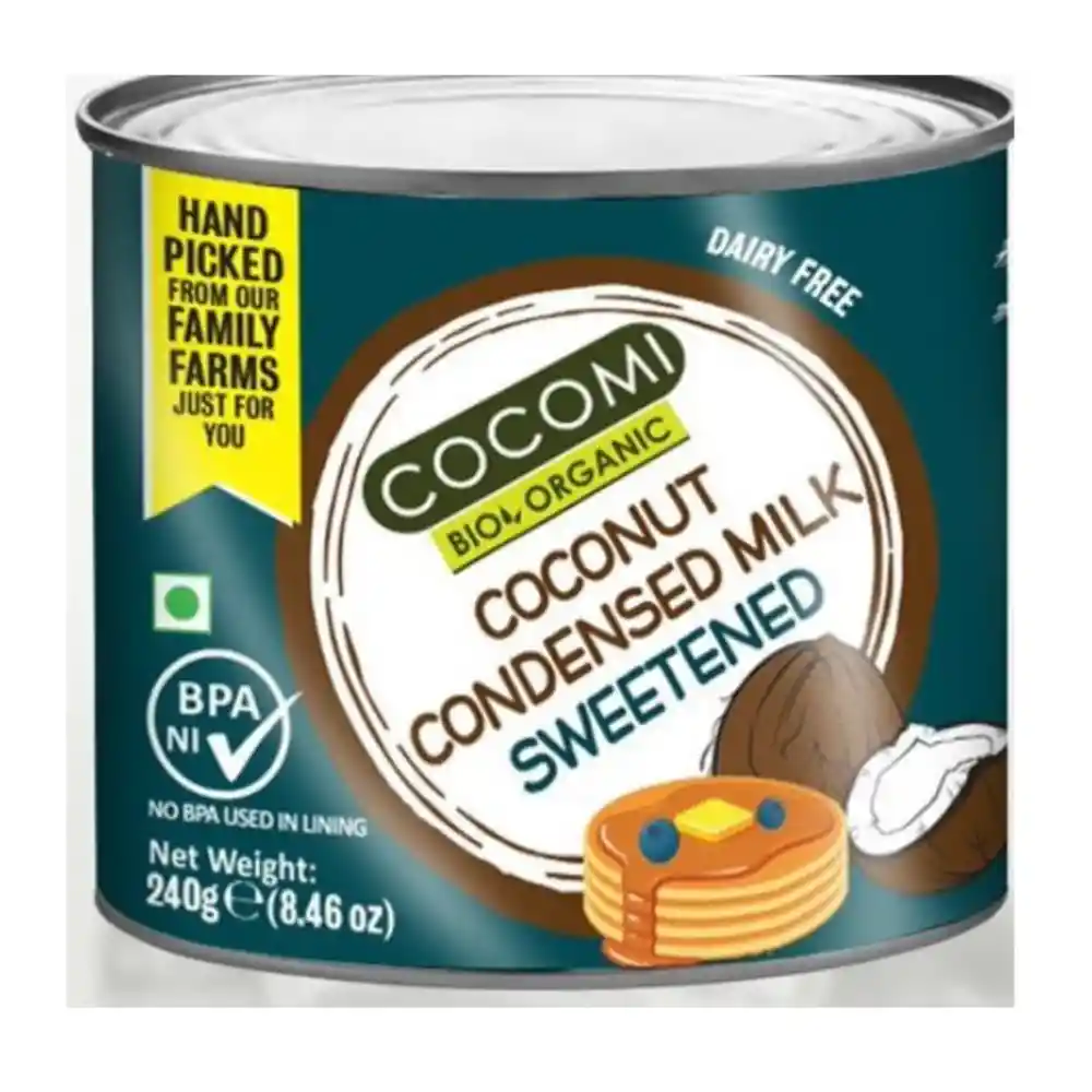 Leche Condensada De Coco Orgánica Cocomi - 240 Grs