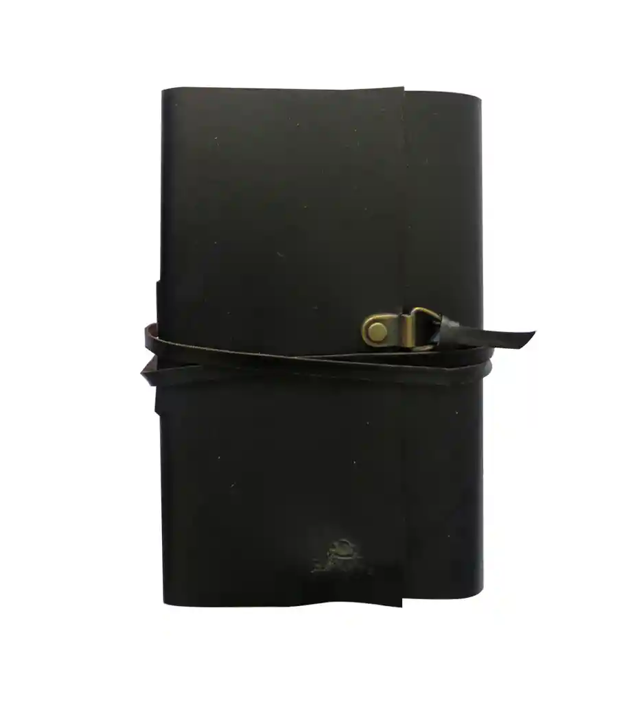 Cuaderno Cuero Pequeño- Negro