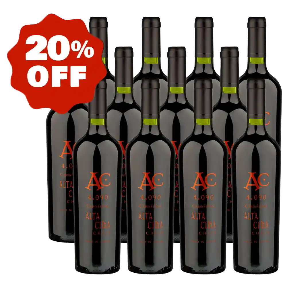 Vino Alta Cima Carmenere X12