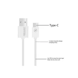 Cable Tipo C 1mt - Carga Rápida 3.1a