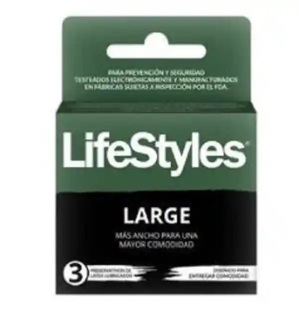 Lifestyle Large Preservativos