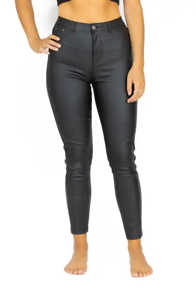 Pantalon Horo Negro Ecocuero