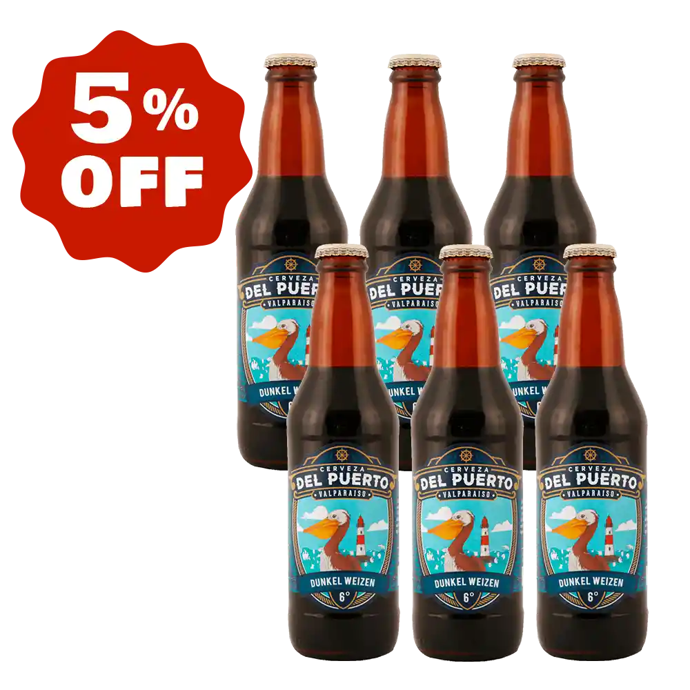 Del Puerto Cerveza Dunkel Weizen X 6