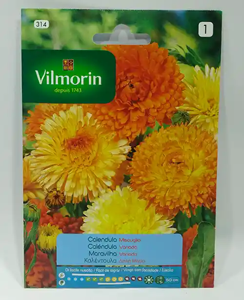 Semillas De Caléndula Variada 2.5 Gr Vilmorin