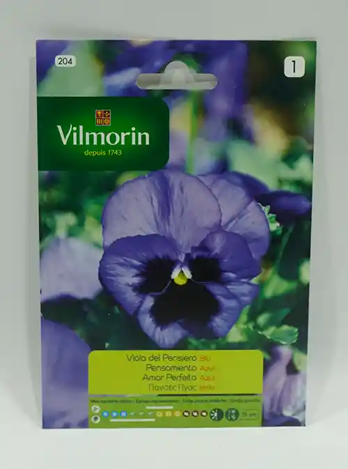 Semillas De Pensamiento Azul 0.5 Gr Vilmorin