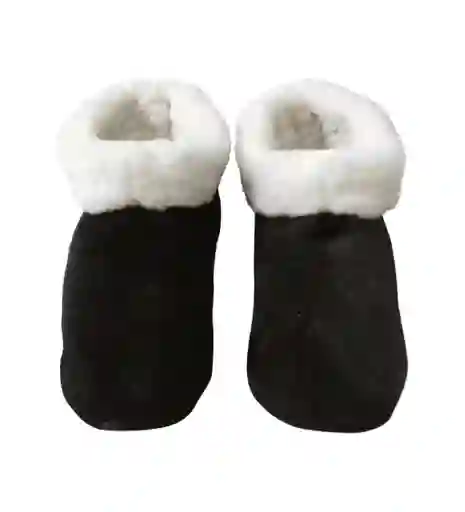 Pantufla De Reno (infantil) - Negra- 26