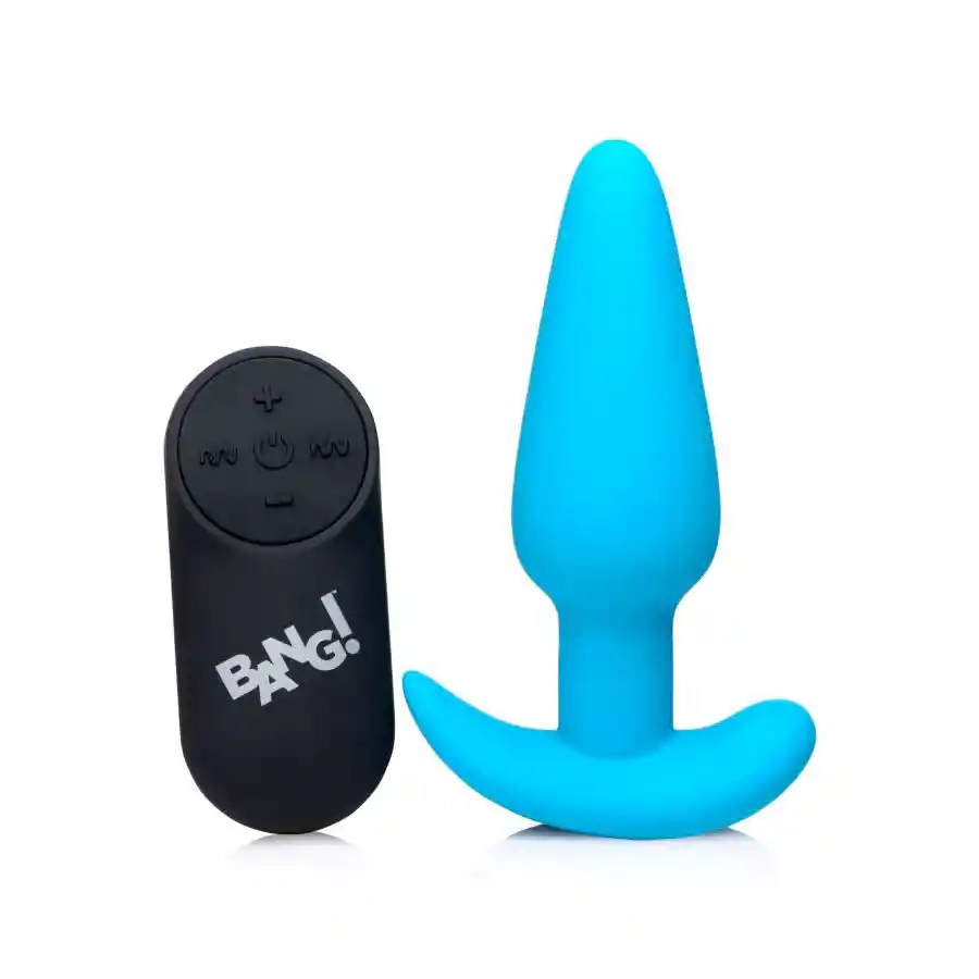 Plug Anal Vibrante Con Control Remoto 21x