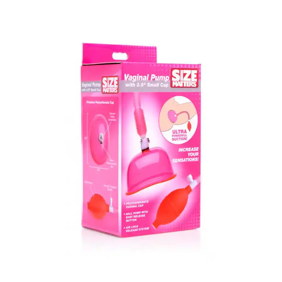 Bomba Vaginal Con Copa Pequeña De 9.6 Cm.