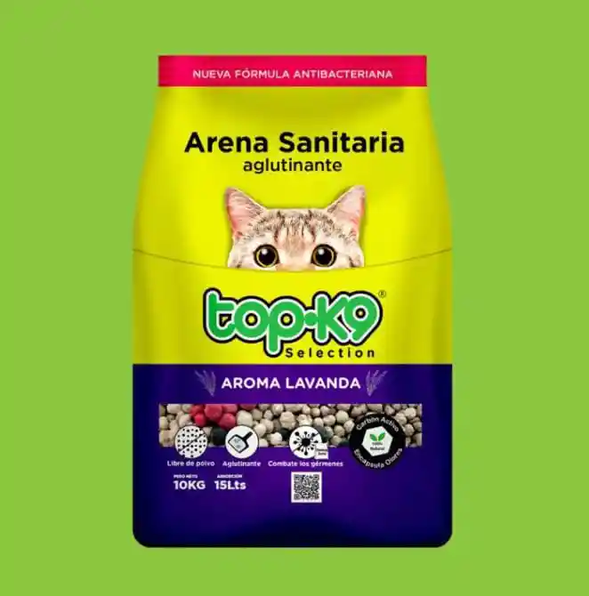 Arena Aglutinante Topk9, Aroma Lavanda 10kg