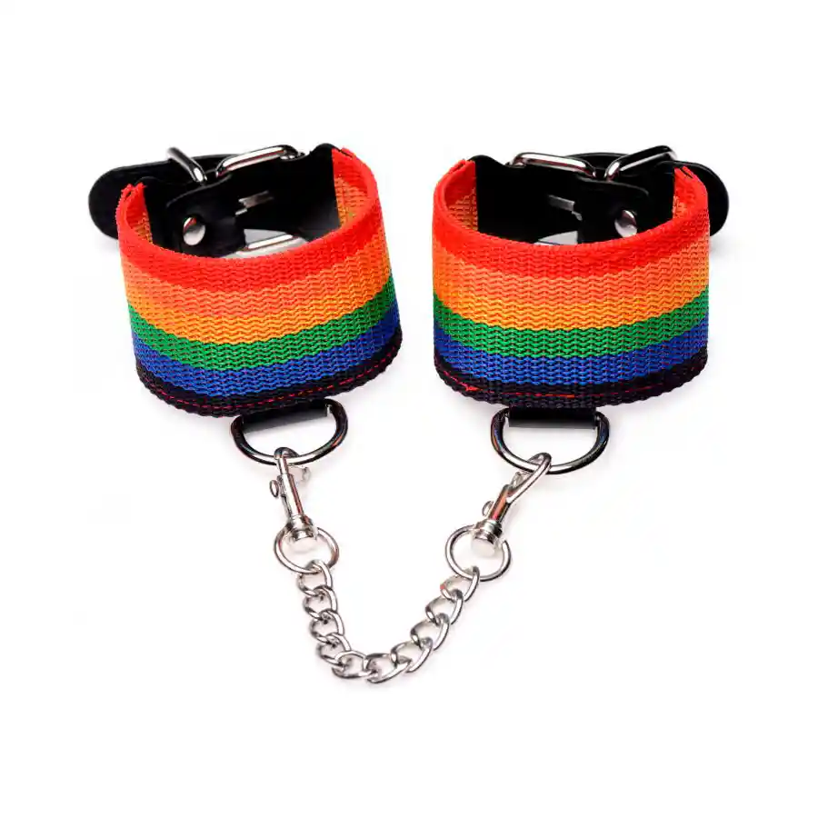 Kinky Pride Rainbow Bondage Set