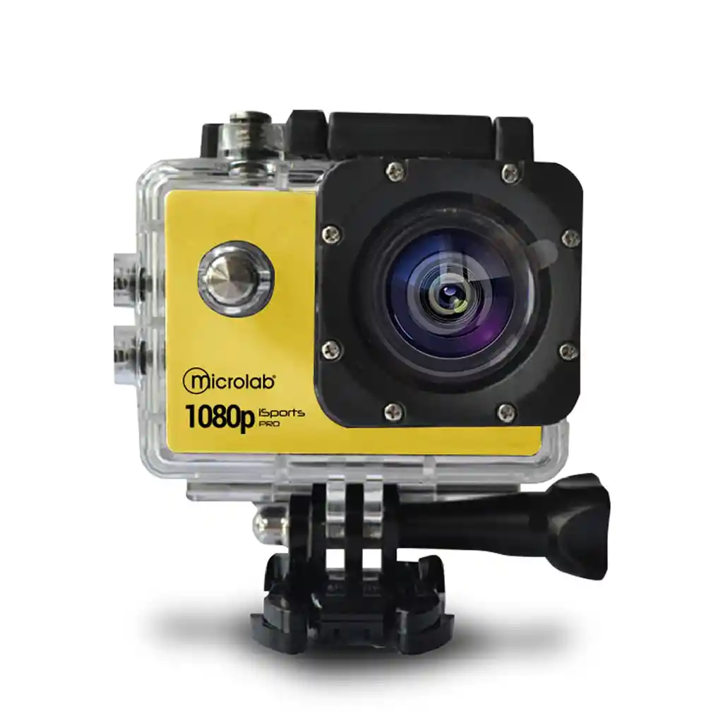 Microlab Cámara Isports Pro 7 1080p 08961 Yellow