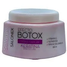Keratin Salonex · Efecto Botox Crema Capilar A Efecto Liso