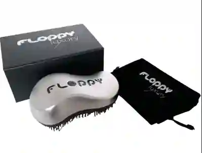 Floppy Cepillo Pelo Luxury Plata Opaco