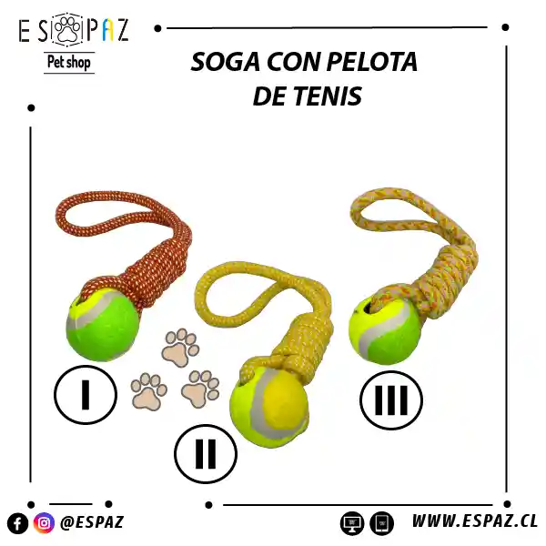 Soga Con Pelota De Tenis