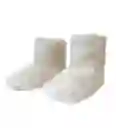 Pantufla Botín | Blanco | 42