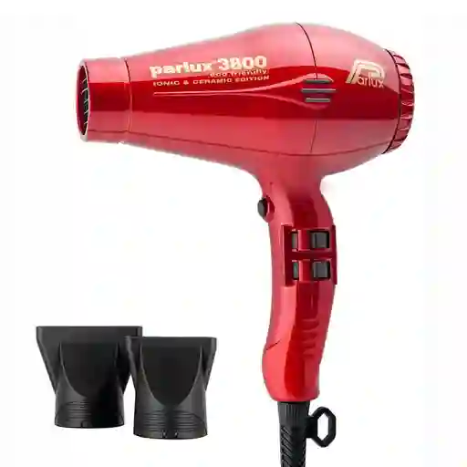 Secador Parlux 3800 Eco Friendly (rojo)