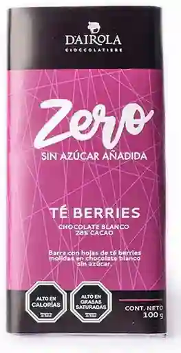 Barra Zero Blanco Té Berries