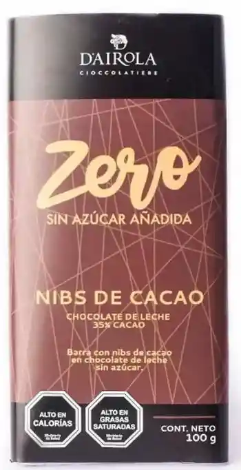 Barra Zero Nibs Cacao