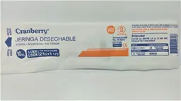 Cranberry Jeringa Desechable10 Ml 21Gx11/2 X 1 Und