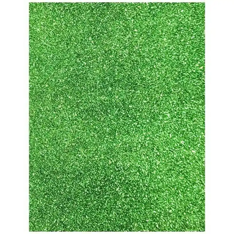 Goma Eva Glitter Verde 40 X 60