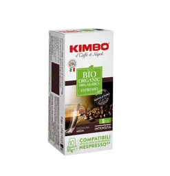Kimbo Café Bio Organic Capsulas X 10 Unidades - Nespresso® Compatible