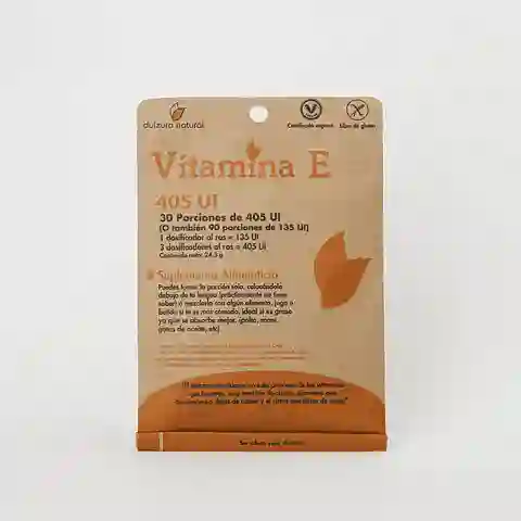 Dulzura Natural Vitamina E - 30 Porciones De 405 Ui
