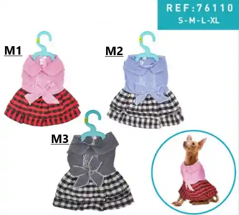 Vestido De Varios Diseños U Colores Para Perros