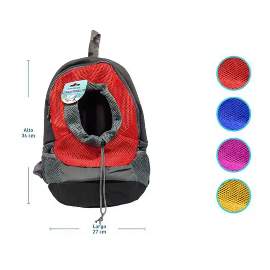 Bolso Mochila Transportador Para Mascota Pequeño 61053