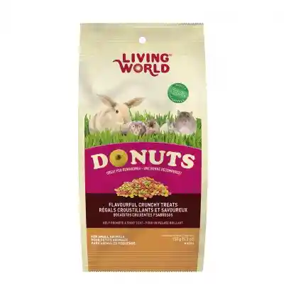 Living World Snack para Conejos o Hámster Donuts 
