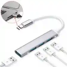 Hub Adaptador Usb-c 4 En 1