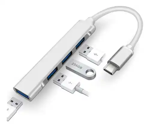 Hub Adaptador Usb-c 4 En 1