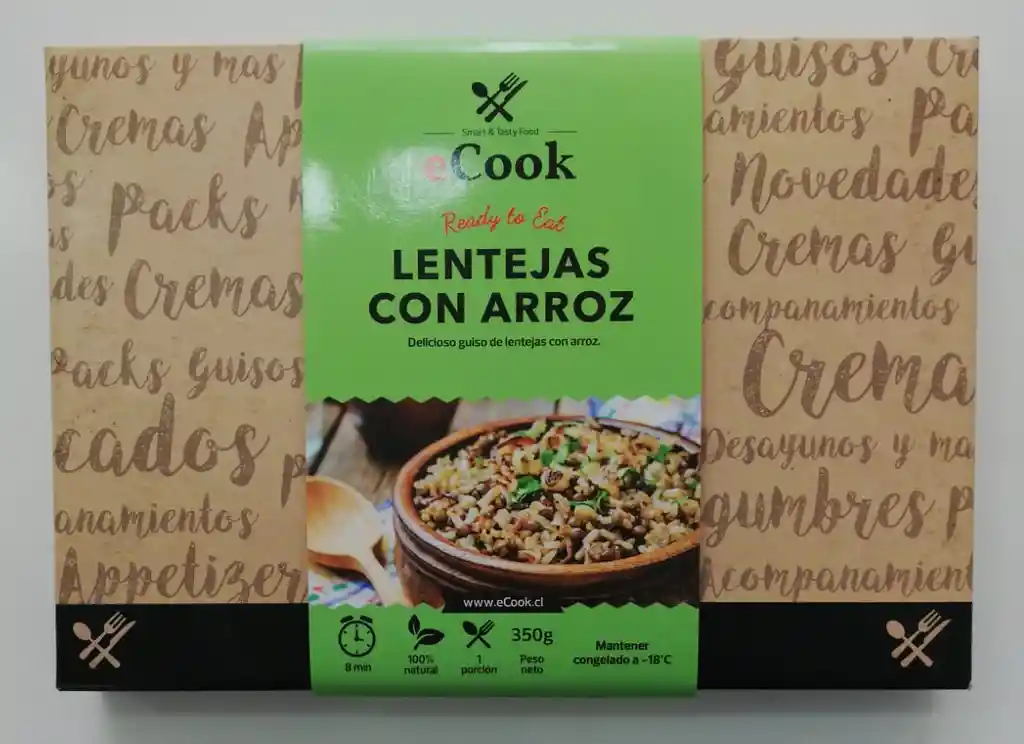 Lentejas Con Arroz (1 Porción)