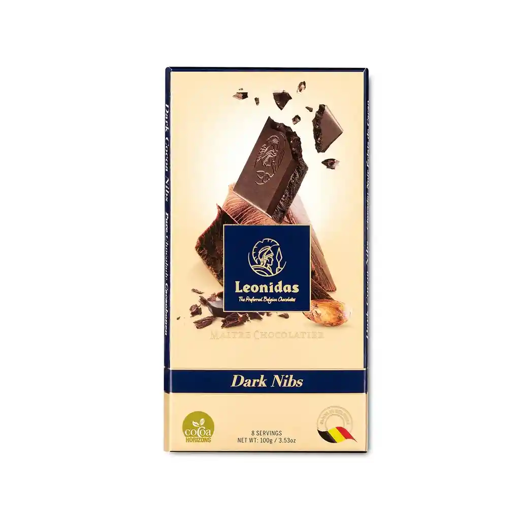 barra de Chocolate amargo 54% de cacao y trozos de cacao 100gr